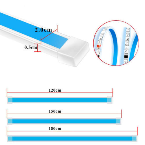 47-71 IN Dreamcolor RGB Car LED Hood Strip Light Engine Cover Decor APP+Remote - Bild 8 von 12