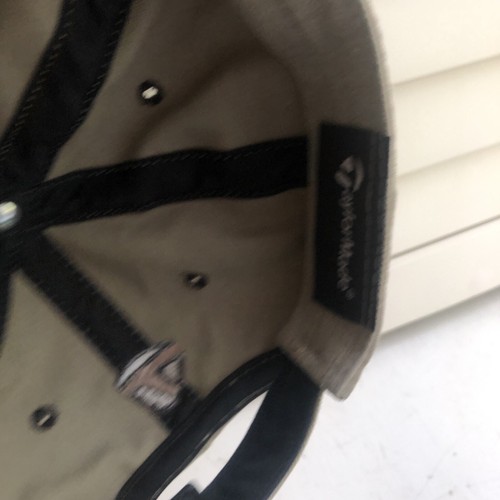 TaylorMade Golf Strapback Hat Cap Brown Tan Black - Picture 8 of 10