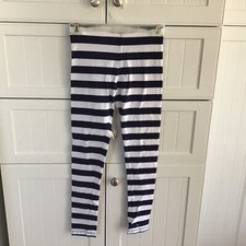 Tommy Hilfiger Blue White Girls Leggings Size 12-14