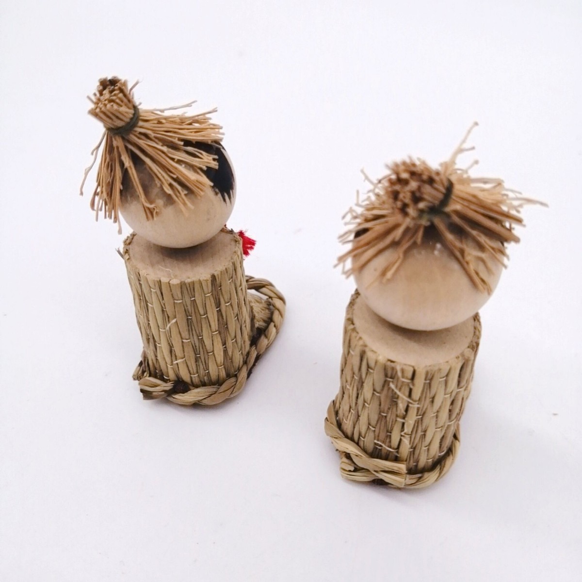 7cm Vintage Japanese Creative KOKESHI Doll Pair – Hand
