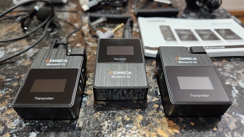 Comica BoomX-D D2 2.4 GHz Dual Wireless Microphone System for Android Phone - Picture 2 of 9