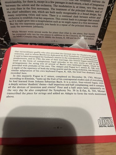 Piano Concerto 26, Sonata for 2 Pianos, Fugue for 2 Pianos By Mozart - VERY GOOD - Picture 6 of 10