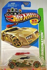 2013 Hot Wheels #75 HW Imagination-Surf Patrol TURBO TURRET Tan Variant wBrnWhls