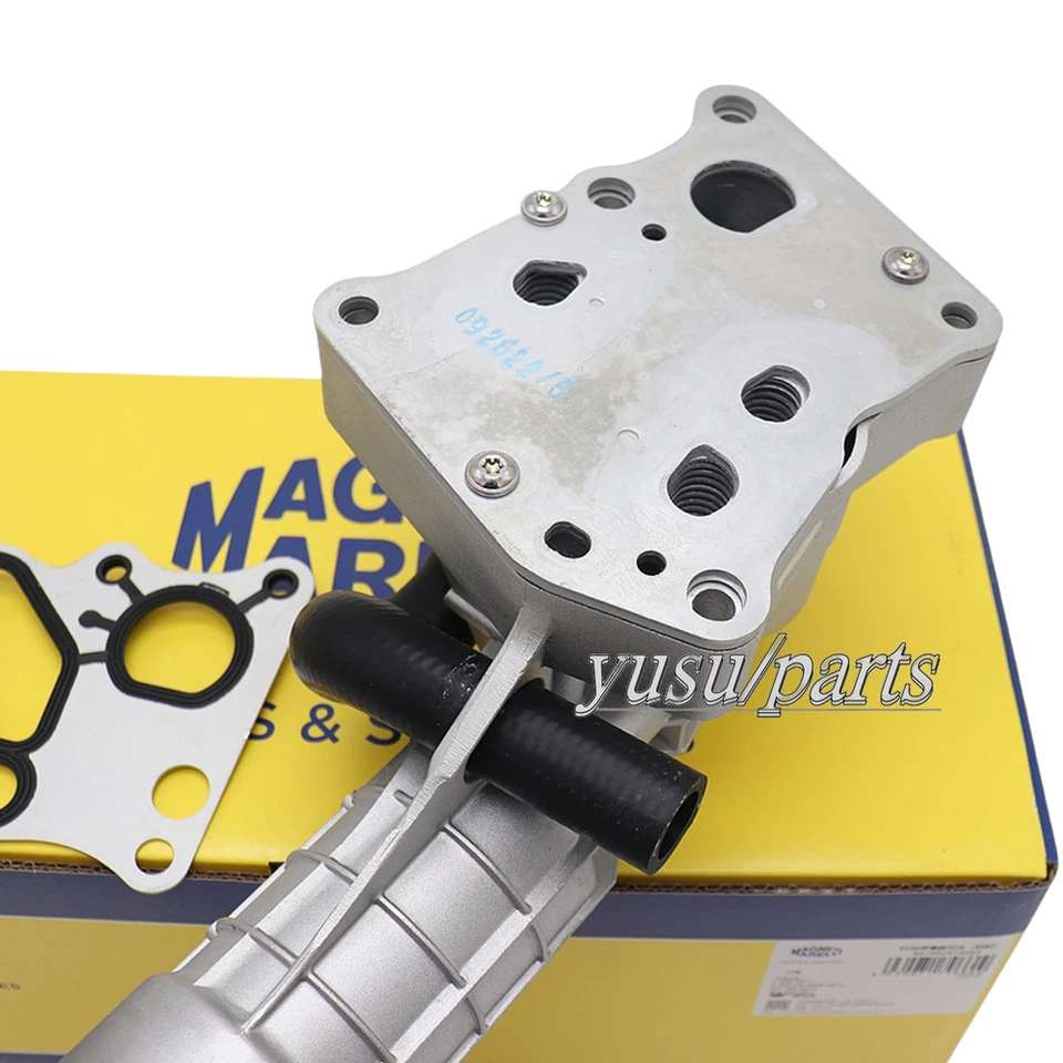 Carcasa de filtro de enfriador de aceite de motor Marelli OEM para Mercedes C250 W204 SLK250 R172 Foto 3 de 4