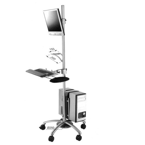 PC/LCD-Rollständer, 180cm - Afbeelding 2 van 2