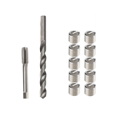 AB Tools-Unithread 3/8 x 16 UNC Imperial Tap Reparatie Cutter Kit Helicoil Beschadigde Draden 14 st Kit