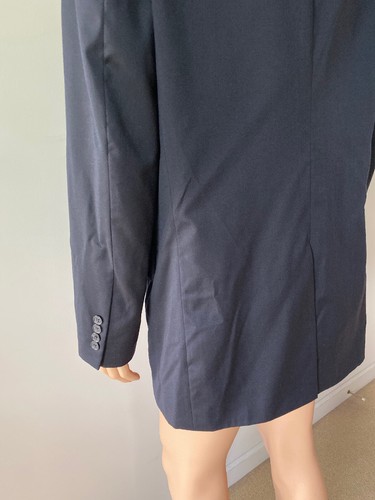 Jos A Bank Signature Collection Navy Blau 100% Wolle Blazer Jacke Anzug Mantel 41/L - Bild 7 von 12