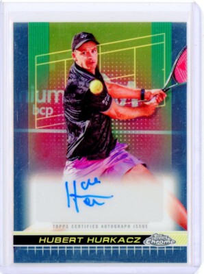 2024 Topps Chrome Tennis HUBERT HURKACZ Poland AUTO Autograph