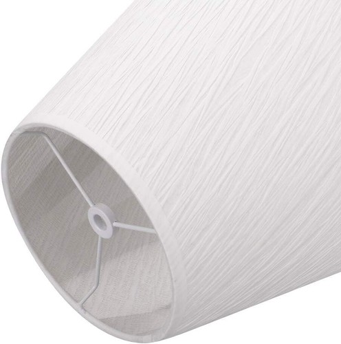 Elegant 6x10 Inch Natural Linen Barrel Shade for Spider-Fit Table & Floor Lamps - Picture 6 of 11