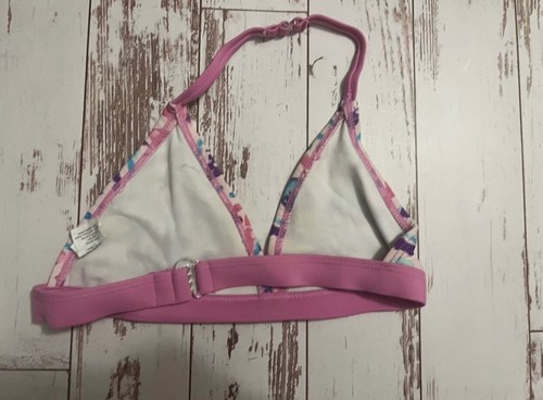 OP Girls Size 6/6X pink butterfly 3-Piece Bikini Tankini Swimsuit Set - Picture 9 of 9