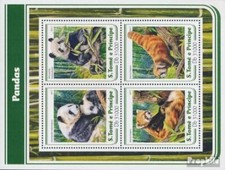 Sao Tome e Principe 7073-7076 Feuille miniature (complète. édition) neuf avec go