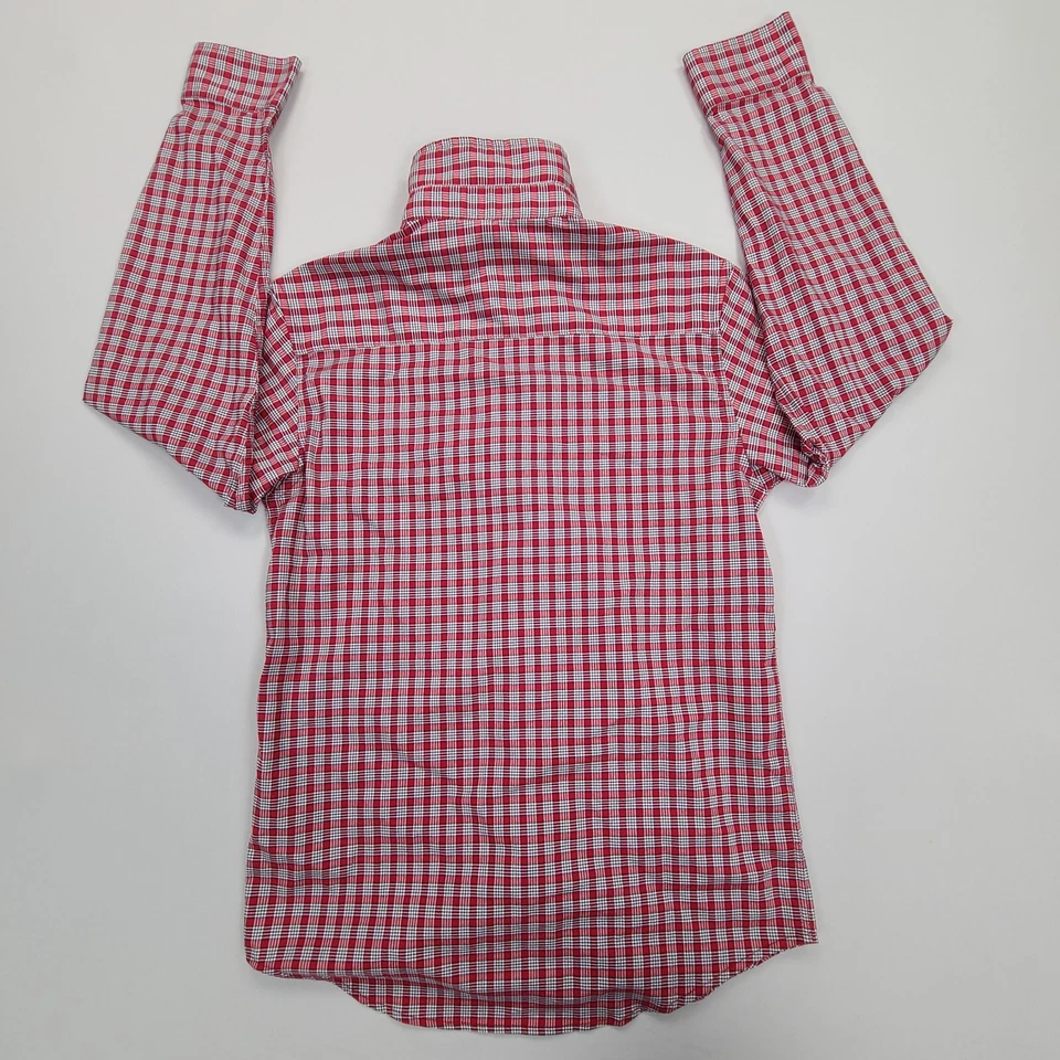 Tommy Hilfiger Shirt Womens 14 Red Button Up Comfort Casual Stylish - Image 2 of 4