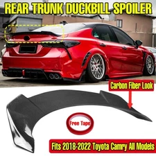 Rear Trunk Spoiler Wing Carbon For Toyota Camry SE XSE 2018-2024 Yofer V2 Style