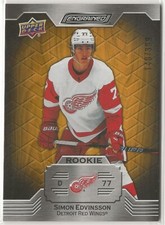 2023 2023-24 Upper Deck Engrained Oak Rookie #103 Simon Edvinsson 149/399