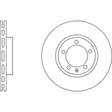 Apec Blue Brake Disc - Front SDK6786 Fits selected Chevrolet & Vauxhall/Opel