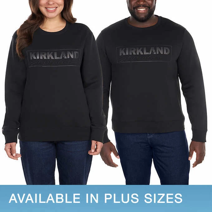 Kirkland Signature Unisex Logo Crewneck Relaxed fit Heavyweight
