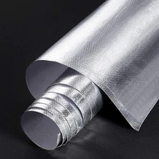 BBTO Heat Reflective Sheet Adhesive Backed Aluminized Fiberglass Heat Shield