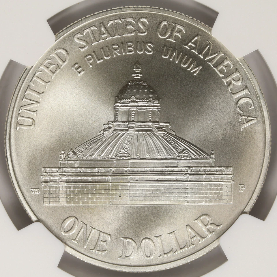 2000-P Library of Congress Silver Dollar $1 NGC MS70 - Image 4 of 4