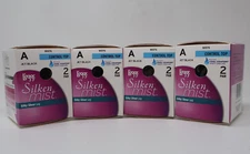 Leggs Silken Mist Pantyhose Control Top Size A Jet Black 8 Pairs L'eggs New