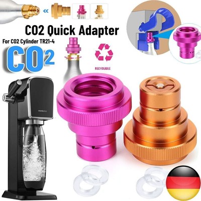 CO2 Quick Adapter Connect SodaStream Water Carbonator Duo Art Terra CO2 Adapter