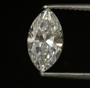GIA loose certified 1.40ct I1 F Marquise cut diamond estate Natural
