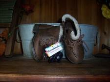 GARANIMALS GIRLS INFANT BOOTS SHOES SIZE 6 BROWN LACE UP CASUAL FORMAL NEW