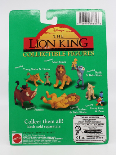 Set action figure vintage 1994 sigillato Disney Re Leone Rafiki con giovane Simba - Foto 21 di 24