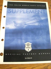1999 Harley-Davidson FLT Police Parts Catalog Manual Electra Glide Road King Xln