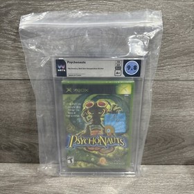 9.8 A+ 1ST PRINT GOLD DISC SWEEPSTAKES! Psychonauts Xbox WATA NOT CGC VGA
