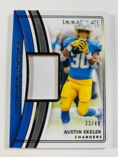 2023 Immaculate Collection Austin Ekeler Remarkable Memorabilia Jersey /49 Patch