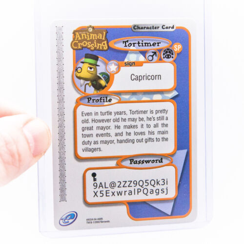 Nintendo GameCube ANIMAL CROSSING S1 e-Reader TORTIMER Personaje Tarjeta SP 005 - Imagen 4 de 7