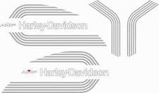 ADESIVI COMPATIBILI AMF HARLEY DAVIDSON 125 250 350  VARI COLORI KIT