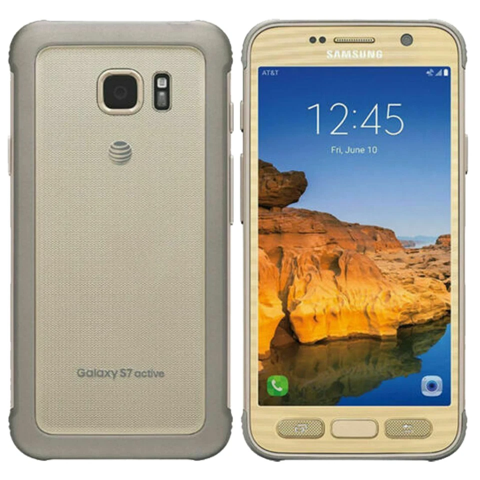 Smartphone Original Samsung Galaxy S7 Active G891A AT&T GSM Desbloqueado 32GB Bueno B Foto 3 de 4