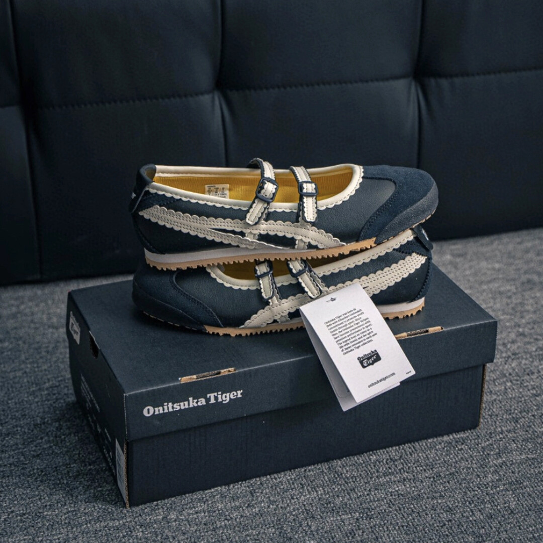 2025 Patou x Onitsuka Tiger Mexico 66 Tgrs Black/Cream Ballet
