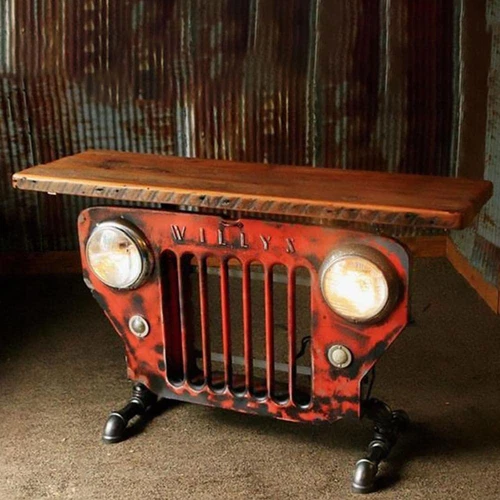Mesa Industrial Steampunk Retro Modelo Mesa Industrial Modelo Decoración del Hogar Reino Unido - Imagen 5 de 8