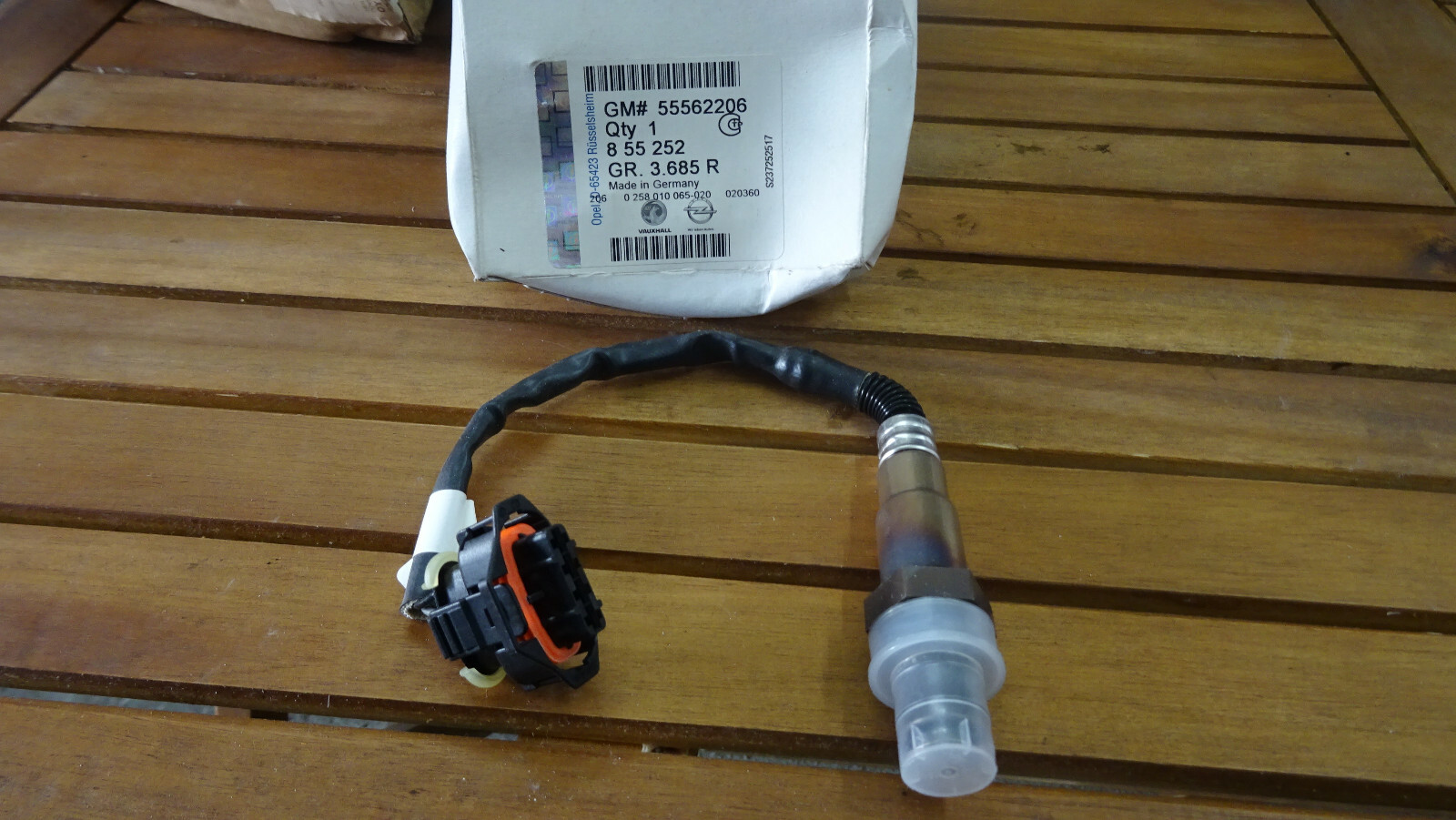 Original Opel/GM Lambdasonde 0855252 55562206 | eBay 