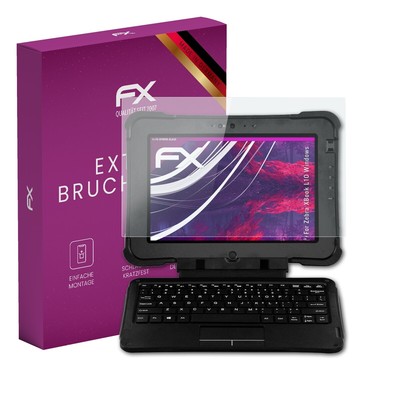 atFoliX Glasfolie für Zebra XBook L10 Windows Displayfolie 9H Schutzpanzer