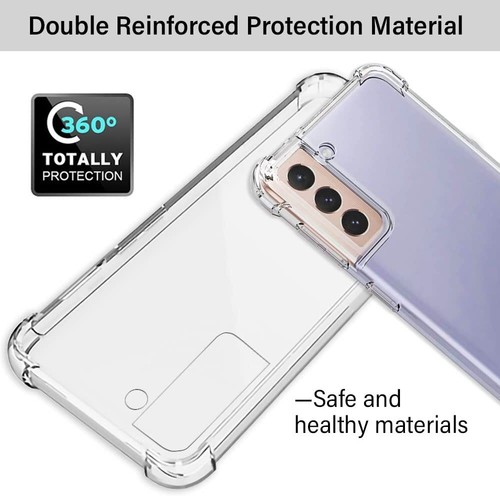 Coque Etui Housse Transparent pour Samsung Galaxy S25 Edge S24 FE S23 Plus Ultra - Photo 4 sur 5