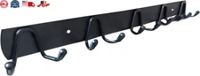 Coat Rack Wall Mounted with 5 Coat Hooks for Hanging, Metal Wall Coat Rack fo