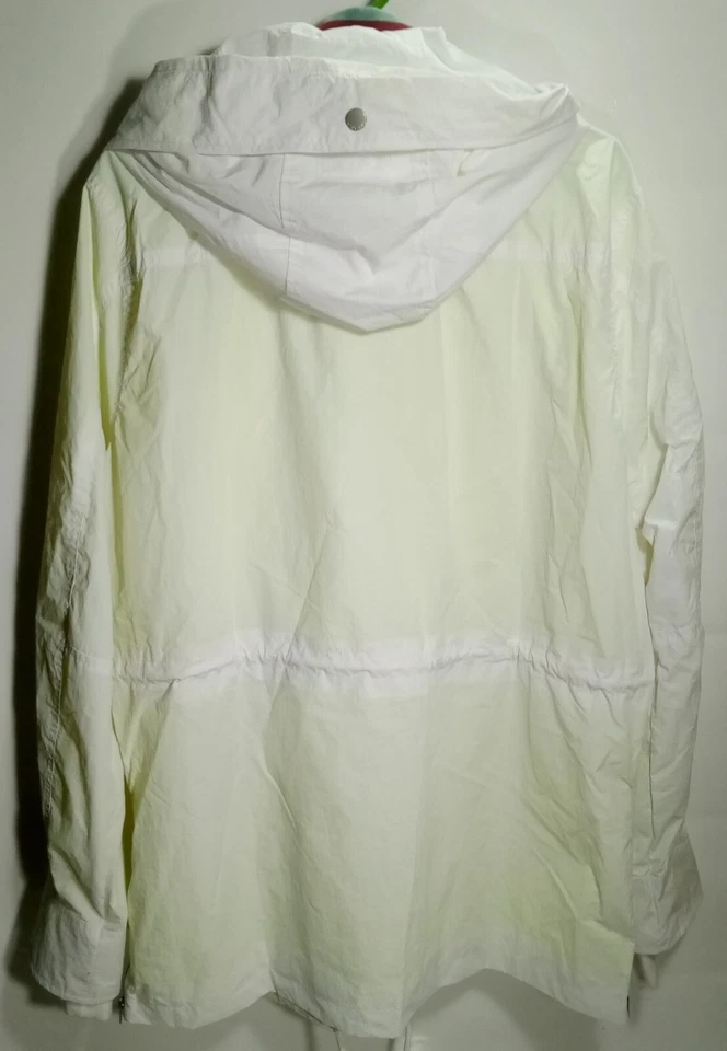 Chaqueta híbrida New Republic Five Four Geraldton para hombre grande blanca de nailon forrada de malla Foto 2 de 4