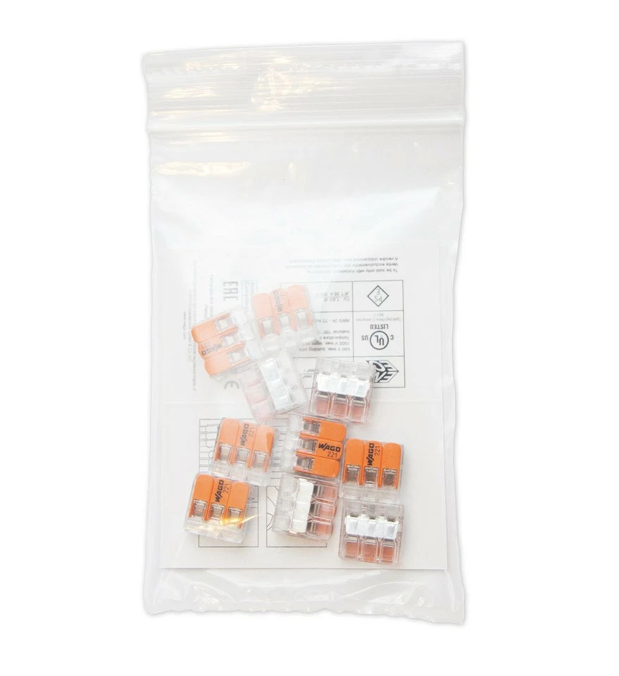 Wago 221-413 LEVER-NUTS 3 Conductor Compact Connectors 10 PK - Image 2 of 4