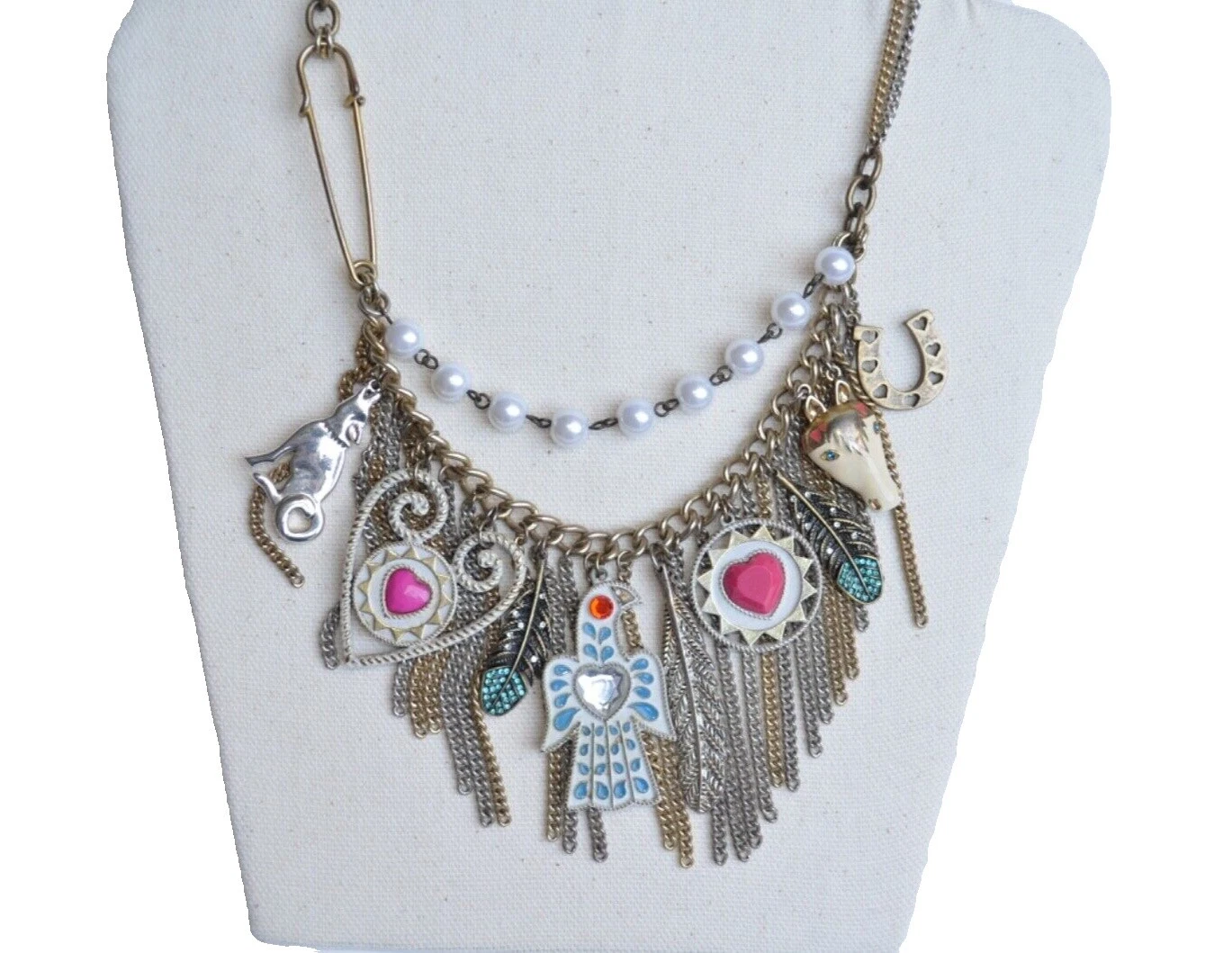 Betsey Johnson Feather Fashion Necklaces & Pendants