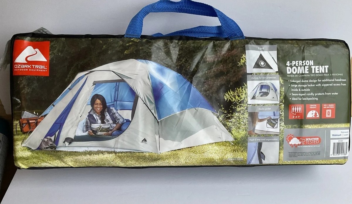 HOT Trail Person Walmart Dome Tent OZARK TRAIL 4-PERSON