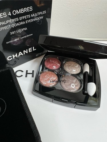 CHANEL LES 4 OMBRES Multi-Effect Quadra Eyeshadow #387 “UTOPIA” Spring 2025 - Picture 4 of 14