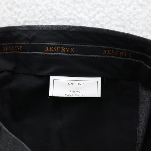 Jos. A. Bank Reserve Pants Mens 36R Gray Vitale Barberis Canonico Slacks Wool - Picture 9 of 13