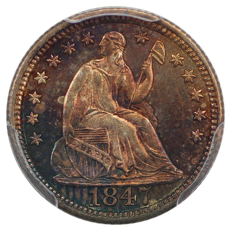 1847 H10C PCGS MS66 ex: D.L. Hansen - Image 3 of 4