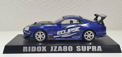 1/64 Aoshima Option RIDOX ECLIPSE JZA80 TOYOTA SUPRA BLUE diecast