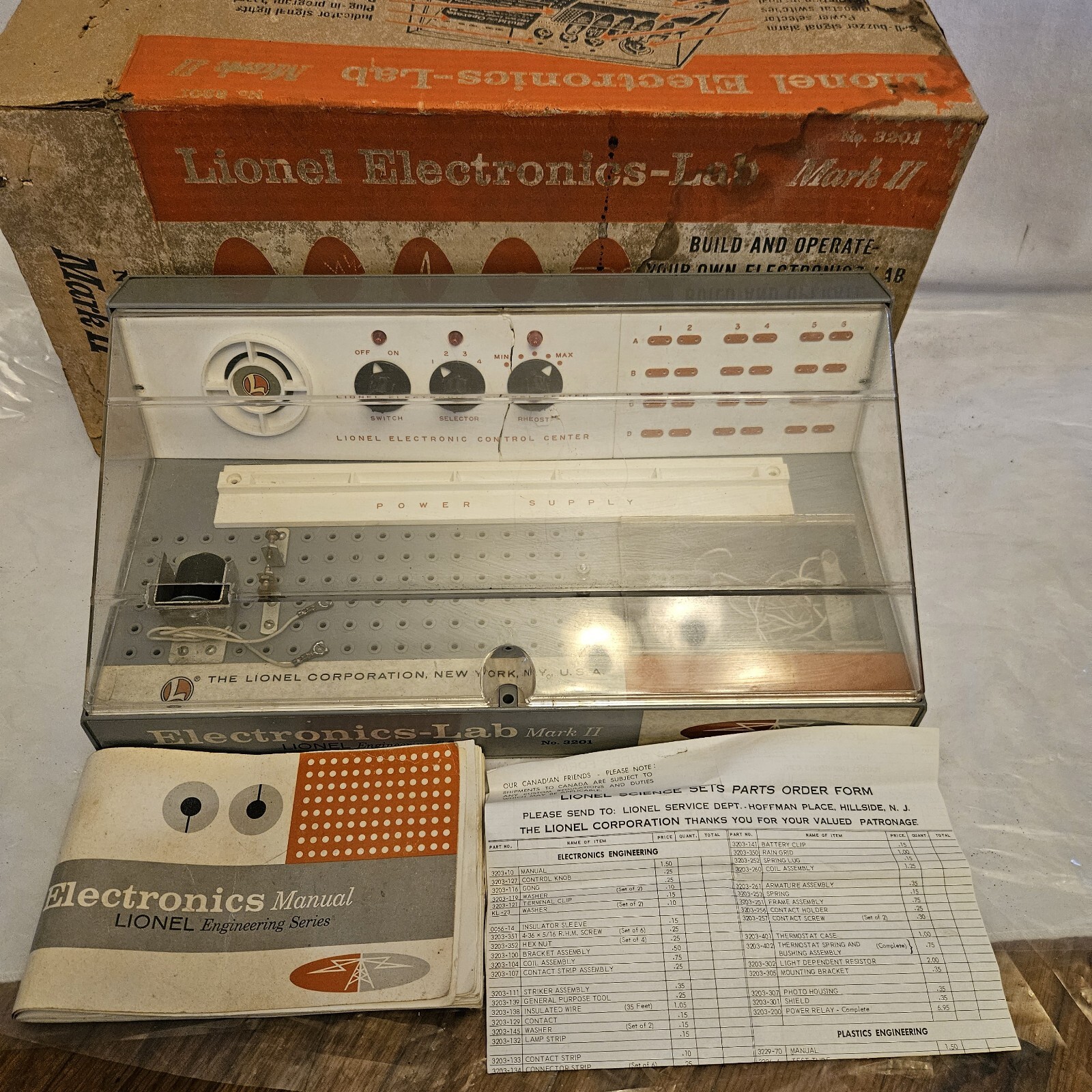 Vintage Antique Toy Lionel Electronics Lab Mark II Engineering Play Set ...