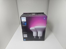 Brand NEW Philips Hue 578096 BR-30 E26 LED White  Color Smart Bulb 2 Pack