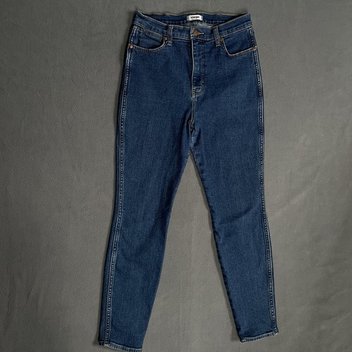 Jeans skinny Wrangler vita alta 27x27 lavaggio medio - Foto 2 di 8